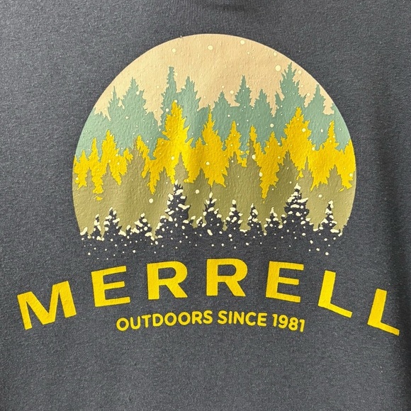 Merrell Navy Hoodie size XXL - Picture 2 of 6